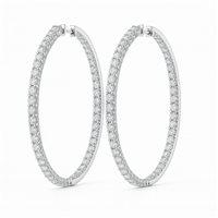 Boucles d'oreilles Idee Preziose dal 1987 Femme in Or blanc Zircone IP.OK18B/163 - IP.OK18B/163